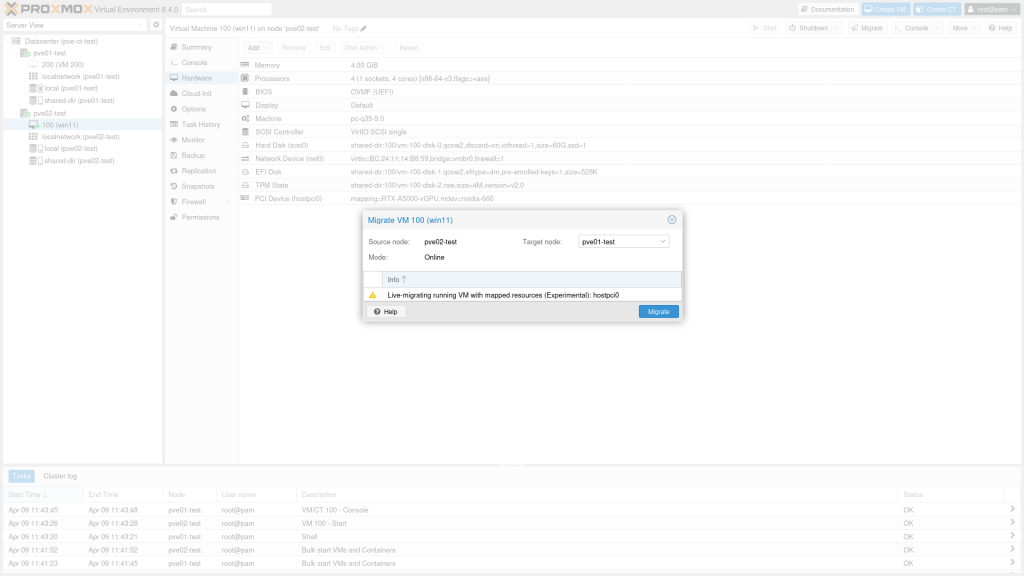 Proxmox-VE-8-4-NVIDIA-Live-Migration